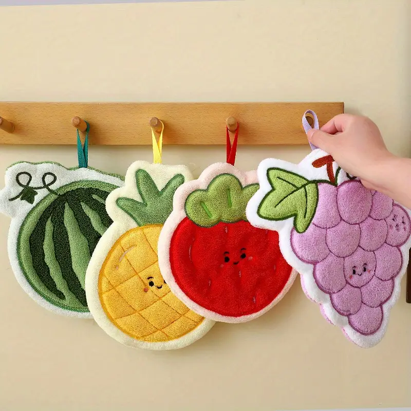 Cute Fruit Garden Wipe Hand Towel 1