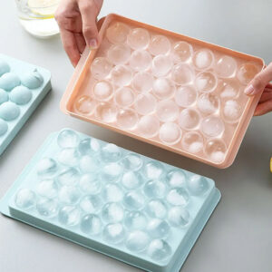 Round Ice Tray With Lid Large